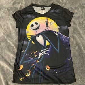 The Nightmare Before Christmas Juniors Cap sleeve Screen t-shirt Jrs Lg (11-13)